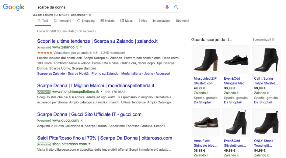 Pubblicità su Google